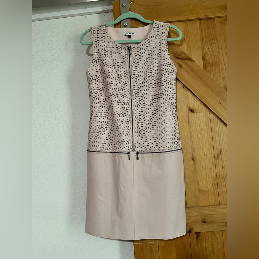 My Tribe Tan Sleeveless Sheath Dress